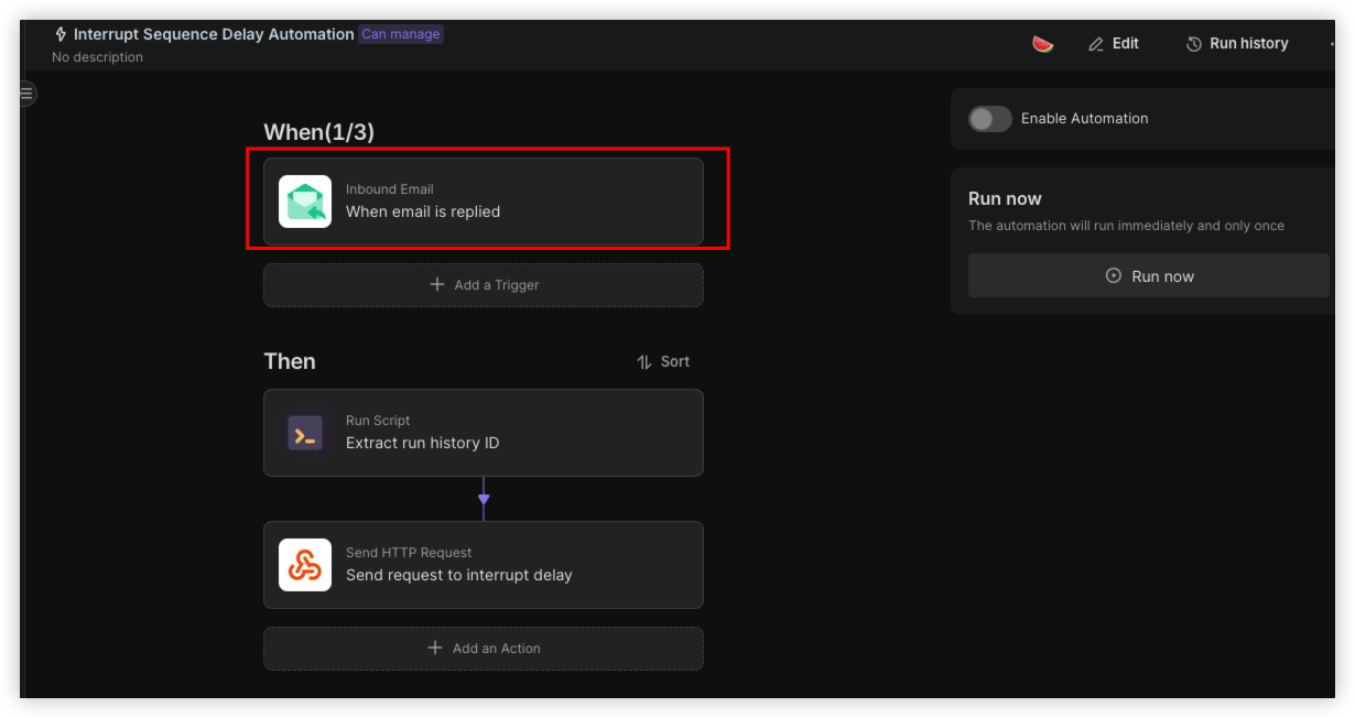 Configure IMAP